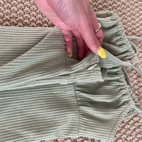 Princess Polly Slow Dancing Mini Dress - Sage - Picture 8 of 8